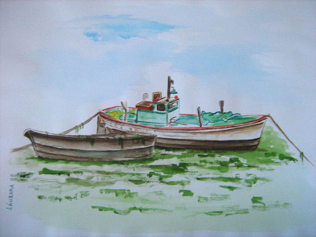 Baixamar Watercolour Paper Marine Painting