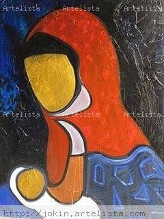 LA TOMA Oil Canvas Portrait