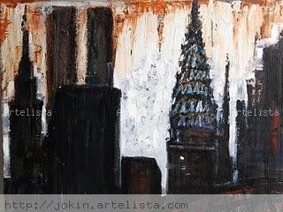 PRETERITO NEW YORK Oil Canvas Landscaping