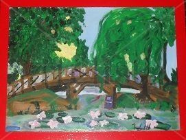 puente de estrellas Acrylic Panel Landscaping