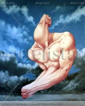 autopensamiento Oil Canvas Figure Painting