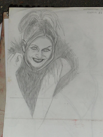 Retrato de Spice girl favorita Pencil