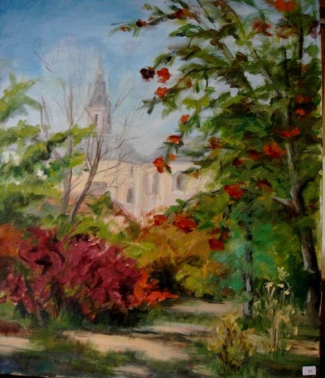 Monasterio de El Paular Oil Canvas Landscaping