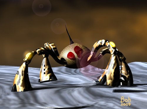 araña mecánica