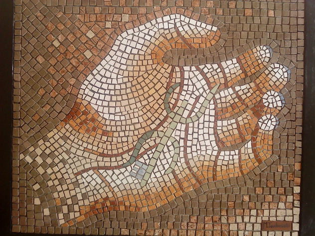 la izquierda, mosaicos