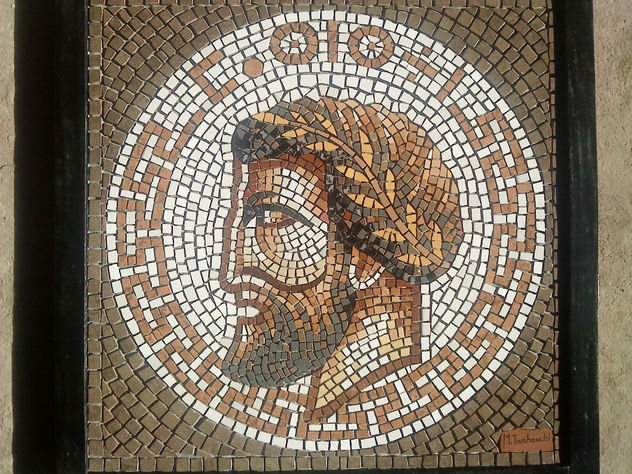 rey amazigh massinsen,mosaicos