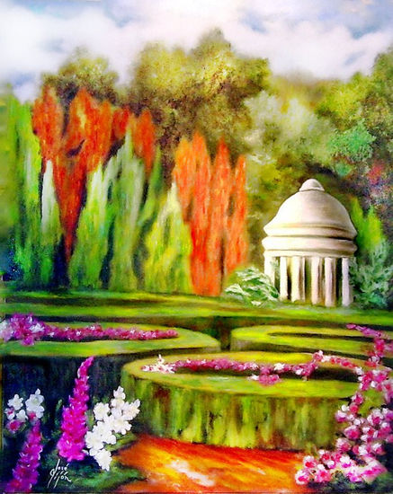 JARDIN REAL Oil Canvas Landscaping