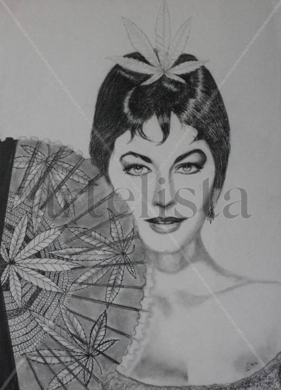ABANICO-AVA GARDNER