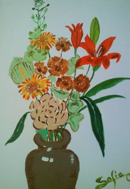 flores de tela