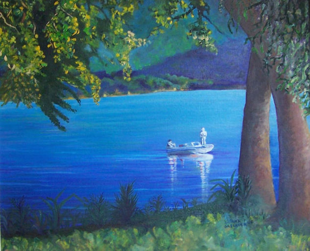 Pescando Oil Canvas Landscaping