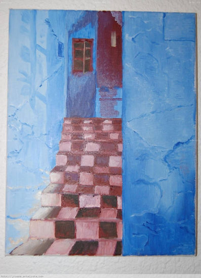 La Escalera ( Marruecos ) Oil Canvas Landscaping