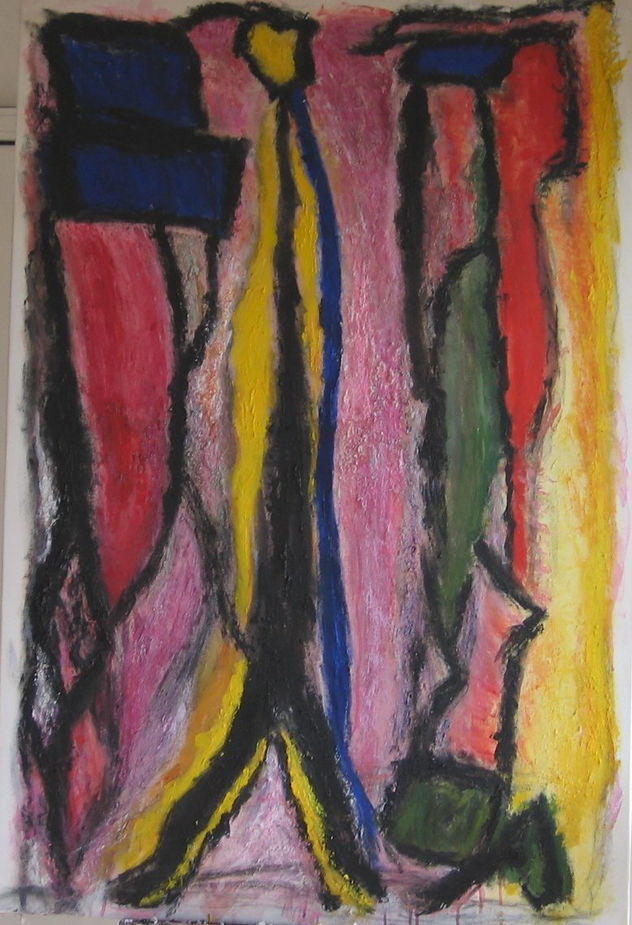 gesto y color.Abstracción