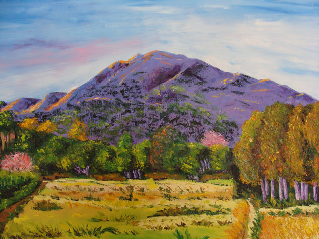 Montseny Oil Canvas Landscaping