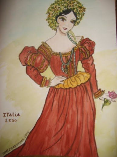 moda antigua italiana