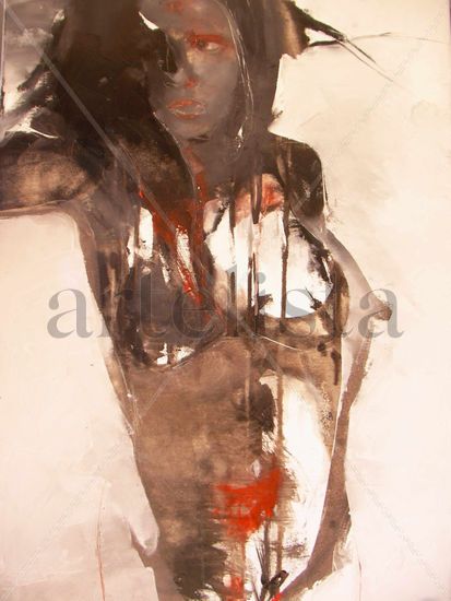 alt stop , man Oil Canvas Figure Painting