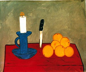 Still life with six orange (c) franciscoVidal Acrylic Canvas Still Life Paintings