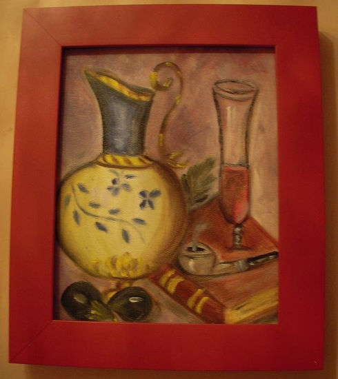 Bodegon de estudio Oil Canvas Still Life Paintings