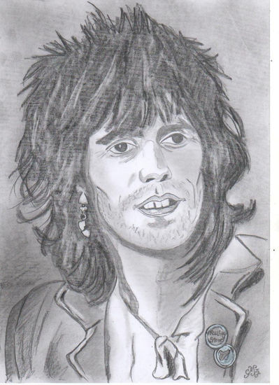 Keith Richards Carboncillo