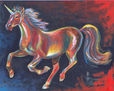 unicornio de fuego