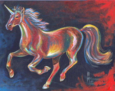 Unicornio de fuego....