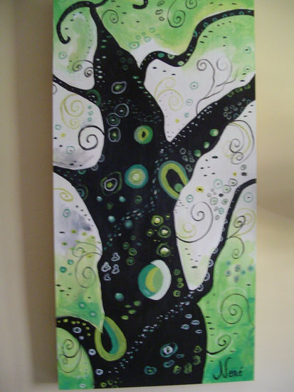 arbol Acrylic Canvas Floral Painting