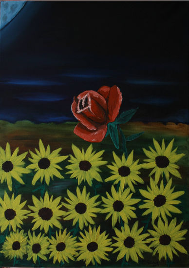 La soledad de la Belleza Oil Canvas Landscaping