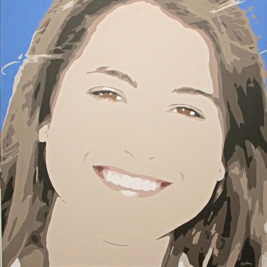 Ana Acrylic Canvas Portrait