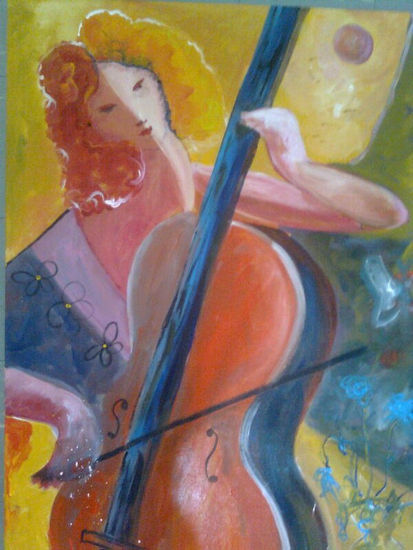 "mi musica interior" Oil Canvas Landscaping