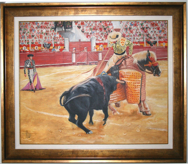 El picador de toros Cristobal CRUZ Oil Canvas Others