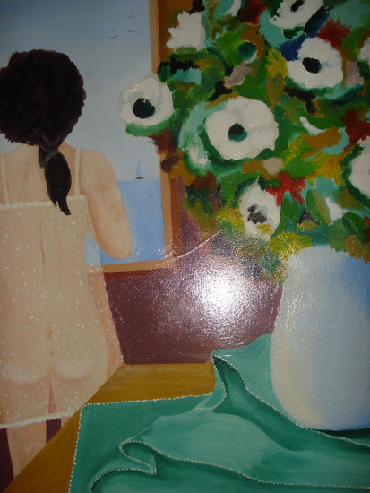 Mujer en la ventana 