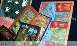 miguelpintura coleccion 2010 oleo sobre madera(varias obras)