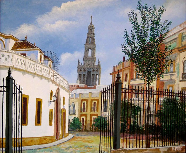 La Maestranza de Sevilla Oil Canvas Landscaping