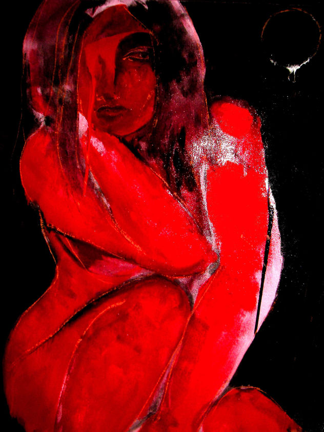 pink rojo joven sensual