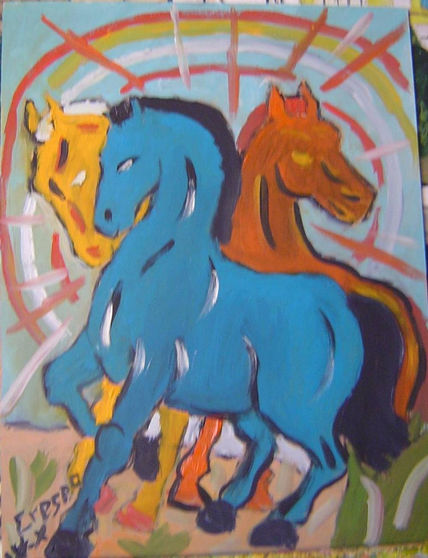 Caballos de colores...