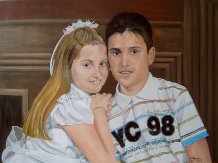 Retrato hijos de paqui