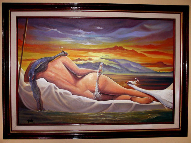 crepúsculo de la belleza Oil Canvas