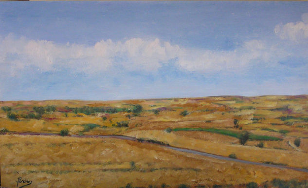 Campos segados de Aranda Oil Canvas Landscaping