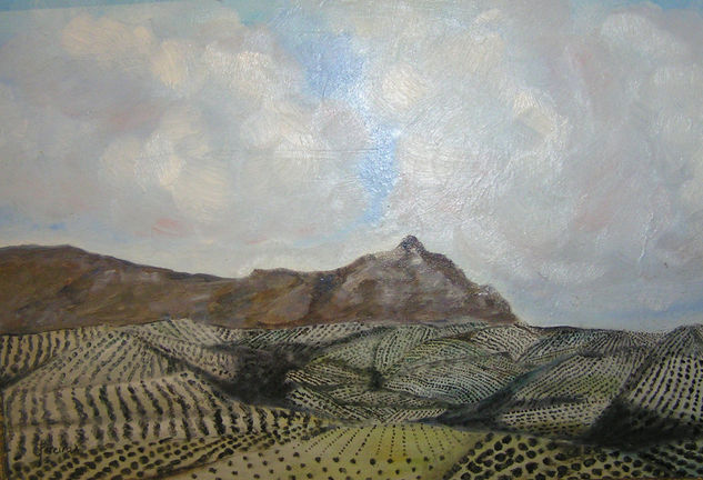 Campos de Jaen Oil Canvas Landscaping