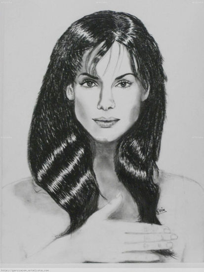 SANDRA BULLOCK Carboncillo