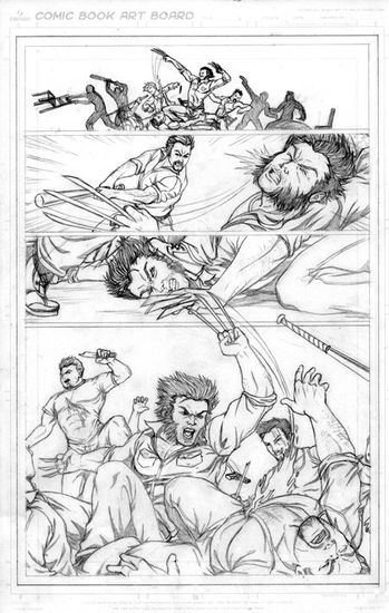 Wolverine Page Lápiz