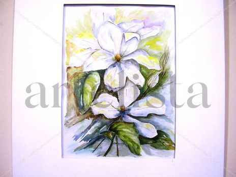 flores blancas III