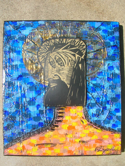 Cristo (3) Acrylic Canvas Figure Painting