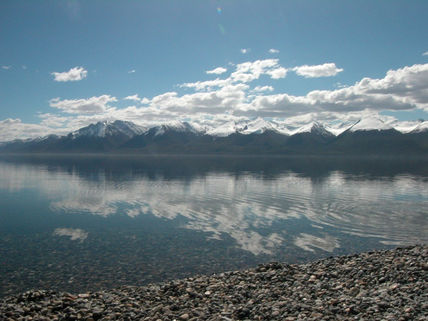 Una lago escondido