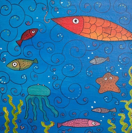 Pez pescado Others Others Marine Painting