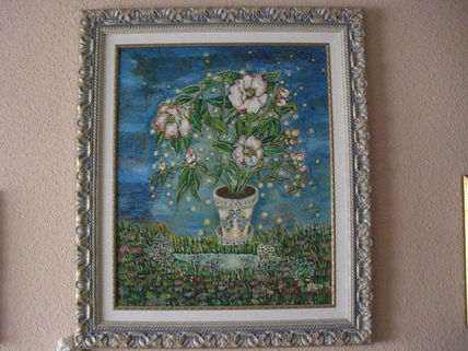 Maceta con flores...