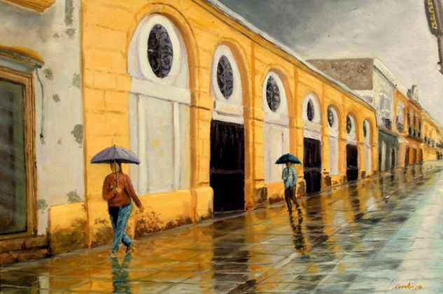 plaza de abastos Oil Canvas Landscaping