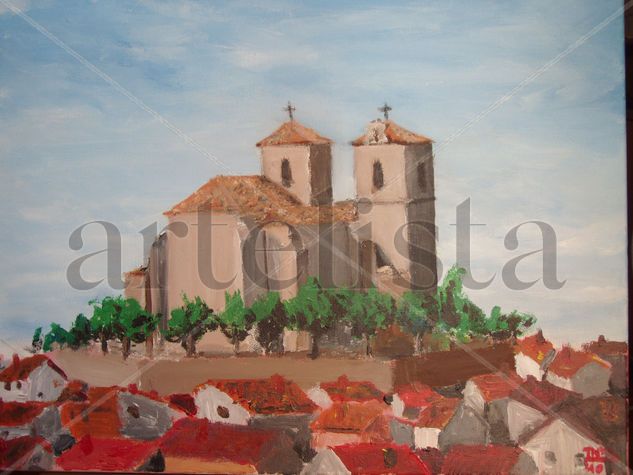 Campo Real (MADRID) Acrylic Canvas Landscaping