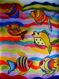 Peces de colores.