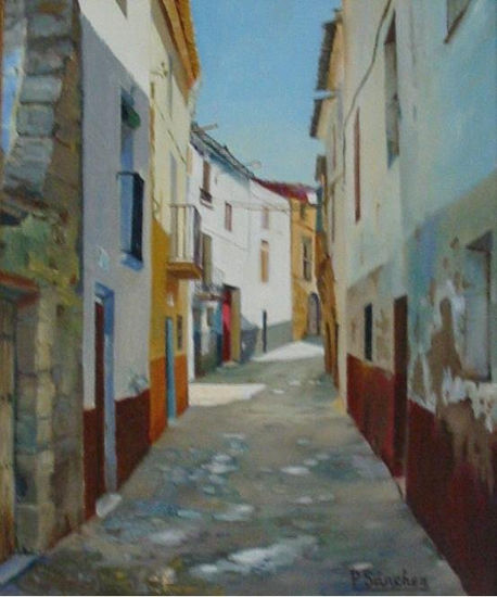 Calle Baja Oil Canvas Landscaping