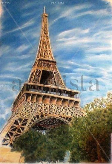 París, la torre Eiffel Pastel Paper Others